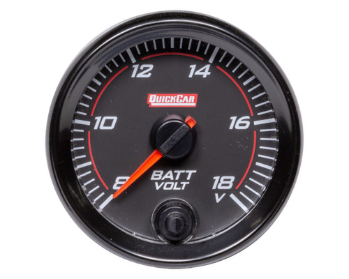 Redline Gauge Voltmeter , by QUICKCAR RACING PRODUCTS, Man. Part # 69-007