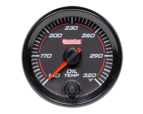 Redline Gauge Oil Temperature, by QUICKCAR RACING PRODUCTS, Man. Part # 69-009