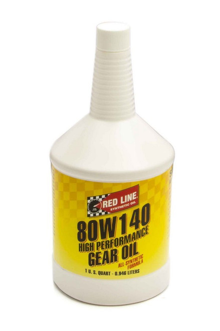80W140 Gear Oil  1 Quart , by REDLINE OIL, Man. Part # RED58104