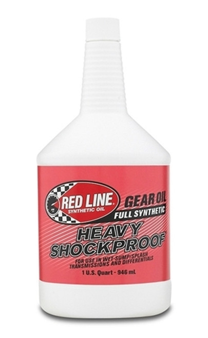 Heavy Shock Proof Gear Oil 1 Quart 75W250, by REDLINE OIL, Man. Part # RED58204