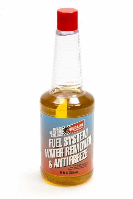 Fuel System Anti-Freeze & Water Remover- 12oz, by REDLINE OIL, Man. Part # RED60302