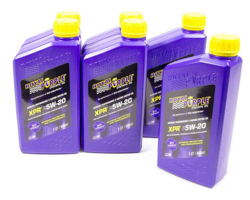 5w20 XPR Racing Oil Case 6x1 Quart, by ROYAL PURPLE, Man. Part # 06011