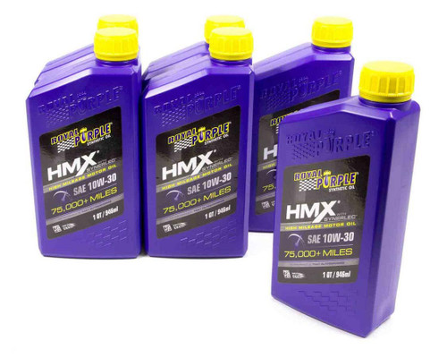 10w30 HMX Multi-Grade Oil Case 6x1 Quart, by ROYAL PURPLE, Man. Part # 11747