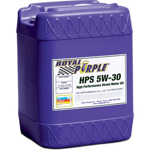 HPS Multi-Grade Motor Oil 5W30 5 Gallon Pail, by ROYAL PURPLE, Man. Part # 35530