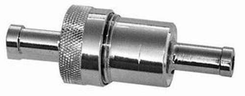 Billet Alum Fuel Filter 3/8In, by RACING POWER CO-PACKAGED, Man. Part # R9407