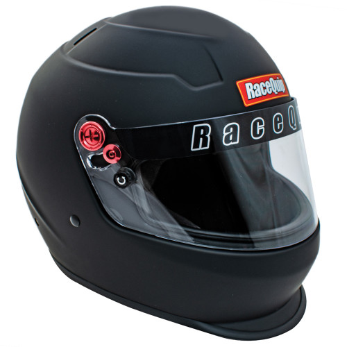 Helmet PRO20 Flat Black Medium SA2020, by RACEQUIP, Man. Part # 276993RQP