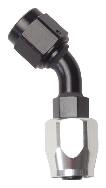 #12 45 Deg Hose End Black, by RUSSELL, Man. Part # 610125