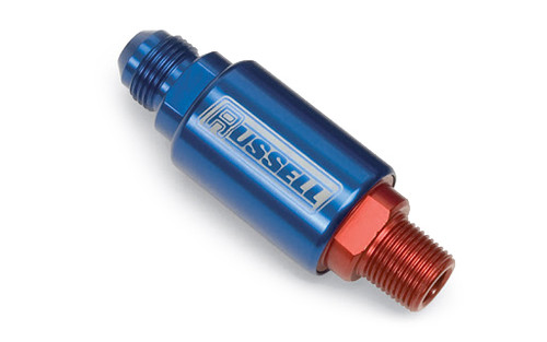 3-1/4in Comp Fuel Filter #8, by RUSSELL, Man. Part # 650100
