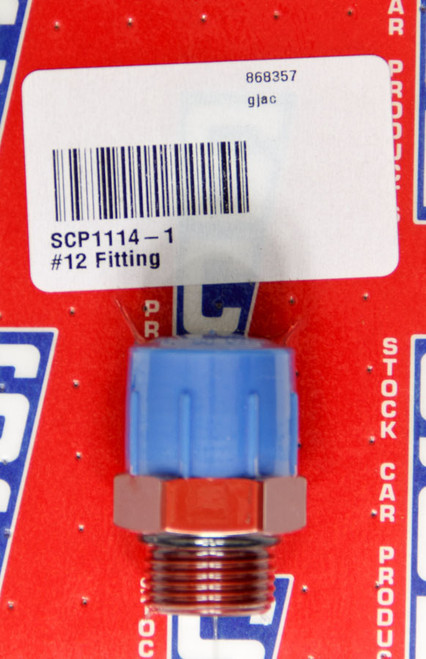 #12 Fitting , by STOCK CAR PROD-OIL PUMPS, Man. Part # 1114-1