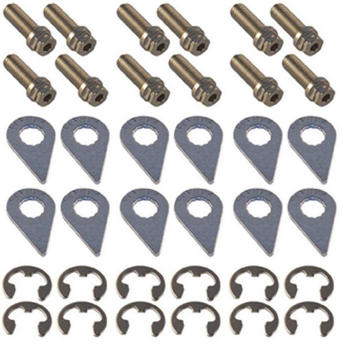 Header Bolt Kit - 6pt. 3/8-16 x 1in (12), by STAGE 8 FASTENERS, Man. Part # 8916A