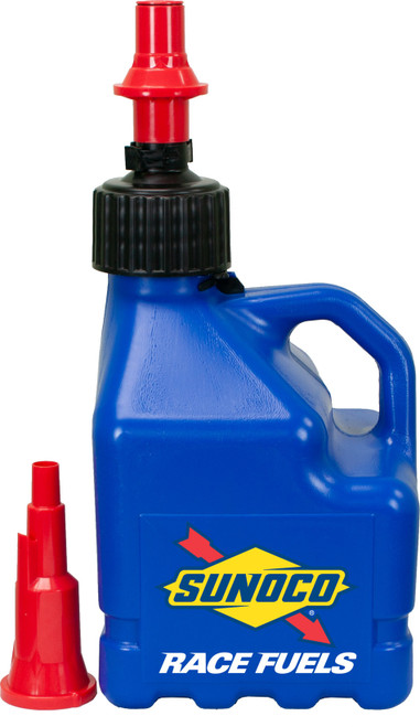 Blue Sunoco 3 Gallon Utility Jug w/ Fastflo, by SUNOCO RACE JUGS, Man. Part # R3100BL-FF