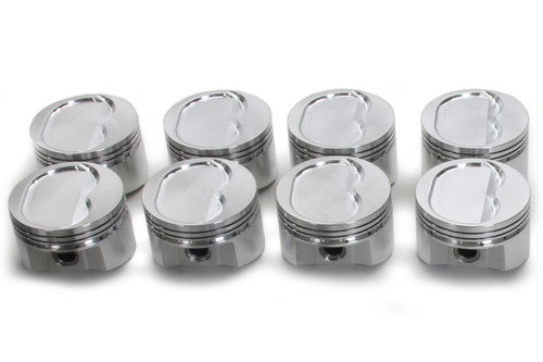 SBC Dished Piston Set 4.030 Bore -24cc, by SPORTSMAN RACING PRODUCTS, Man. Part # 139632