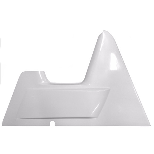 LH Arm Guard White Full Enclousre X-Wedge, by TRIPLE X RACE COMPONENTS, Man. Part # TXRSC-BW-1928