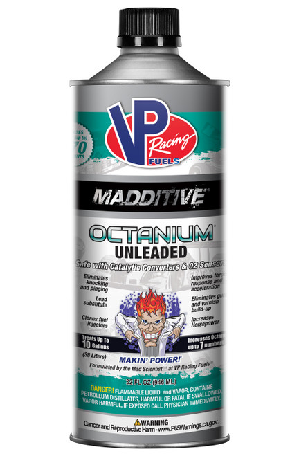 Octanium Unleaded Octane Booster 32oz, by VP RACING, Man. Part # 29505