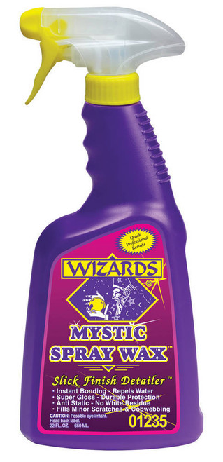 Mystic Spray Wax 22oz. , by WIZARD PRODUCTS, Man. Part # 01235