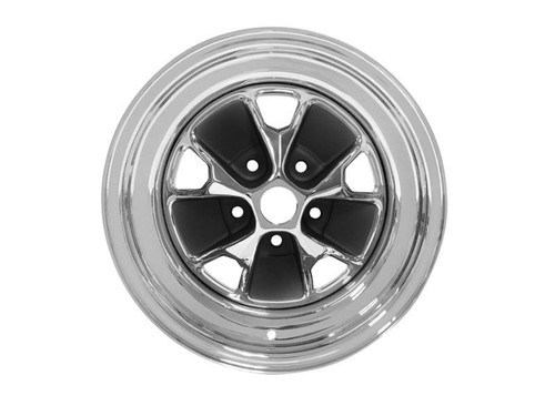 14 x 7 Mustang Styled Steel Wheel Charcoal, by DRAKE AUTOMOTIVE GROUP, Man. Part # C5ZZ-1007-BR