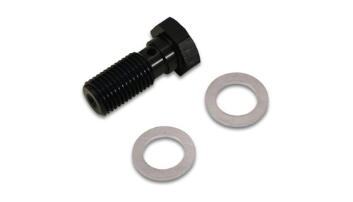 Fitting  Banjo Bolt  Mal e 3/8-20 Bolt  23mm long, by VIBRANT PERFORMANCE, Man. Part # 11470