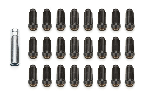 14mm x 1.50 6 Lug Kit Black Chrome Small Dia., by GORILLA, Man. Part # K6TS-14150BGR