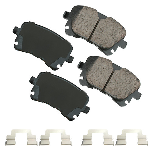 Brake Pads Audi A6 11-06 A6 Quattro 11-05  A8, by AKEBONO BRAKE CORPORATION, Man. Part # EUR1018B