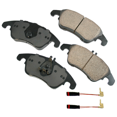 Euro Ultra-Premium Brake Pads - Front, by AKEBONO BRAKE CORPORATION, Man. Part # EUR1342