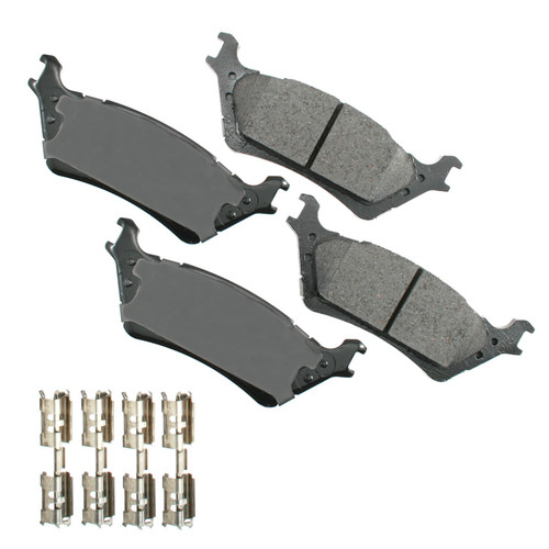 Brake Pad Rear Ford F-150 12-17, by AKEBONO BRAKE CORPORATION, Man. Part # ACT1602