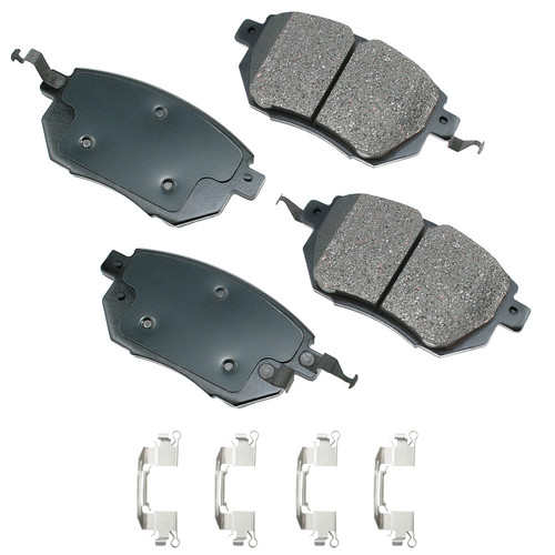 Brake Pads Front Infiniti FX35 03-06, by AKEBONO BRAKE CORPORATION, Man. Part # ACT969A