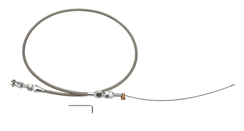 Throttle Cable LS1 48in Braided Stainless Steel, by SPECIALTY PRODUCTS COMPANY, Man. Part # 6051