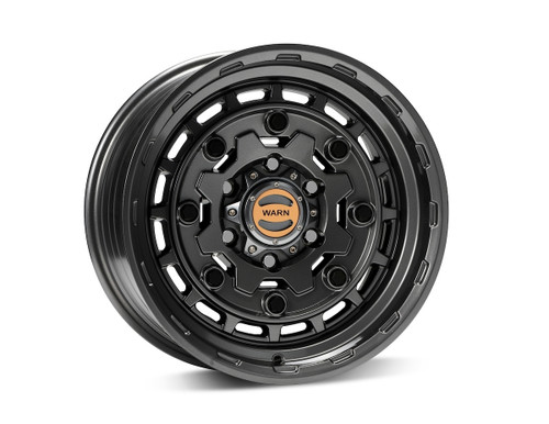 Wheel 17x8.5 Jackhammer Black 6x5.5/6x139.7mm, by WARN, Man. Part # 104489