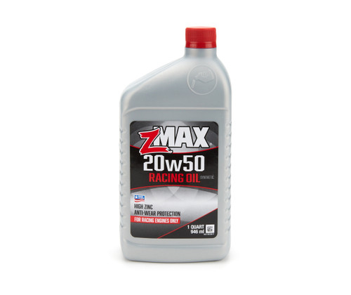 Racing Oil 20w50 32oz. Bottle, by ZMAX, Man. Part # 88-350