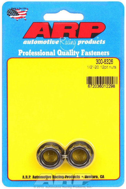 1/2-20 12pt. Nut (2pk) , by ARP, Man. Part # 300-8326