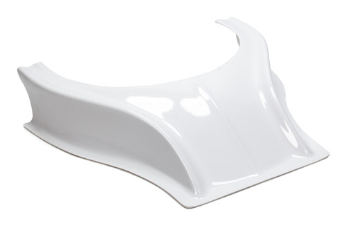 Stalker Hood Scoop 3.5in White, by DOMINATOR RACE PRODUCTS, Man. Part # 503-WH