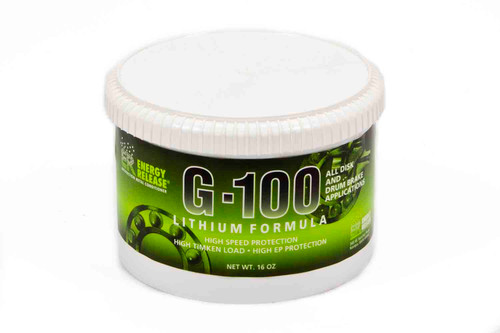 G-100 Grease Lithium 16oz Tub, by ENERGY RELEASE, Man. Part # P008-T