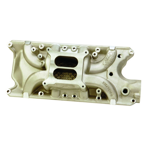 Intake Manifold - Dual Plane 289/302, by FORD, Man. Part # M-9424-F302