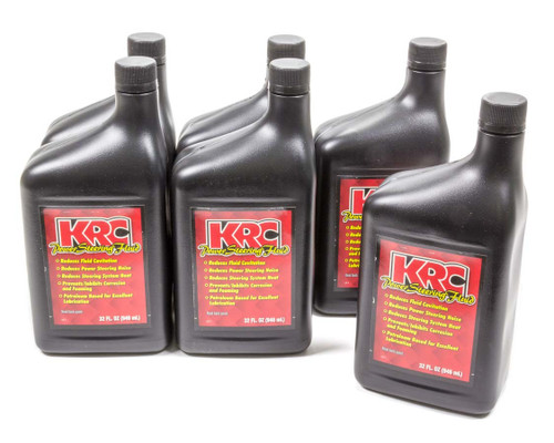 Power Steering Fluid KRC Case 6x1 Quart, by KRC POWER STEERING, Man. Part # PSF 10032006