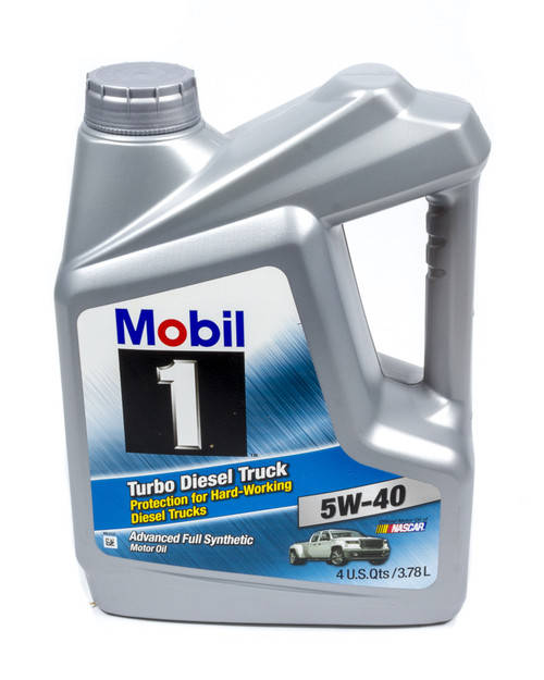 5w40 Turbo Diesel Oil 1 Gallon, by MOBIL 1, Man. Part # MOB122260-1