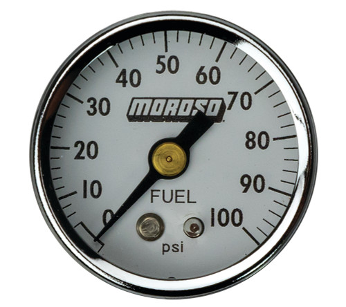 Fuel Pressure Gauge - 0-100psi, by MOROSO, Man. Part # 65374