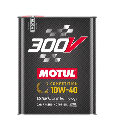 300V Competition Oil 10w40 2 Liter, by MOTUL USA, Man. Part # MTL110821
