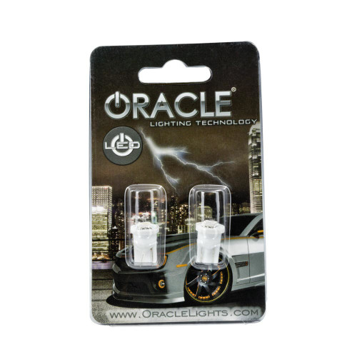 T10 1 LED 3-Chip SMD Bulbs Pair Amber, by ORACLE LIGHTING, Man. Part # 4806-005