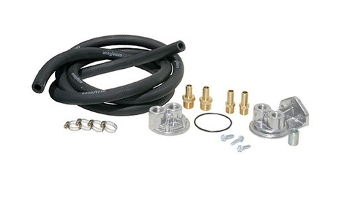 Std. Oil Filter Relocati on Kit (Single)  3/4in-1, by PERMA-COOL, Man. Part # 10611
