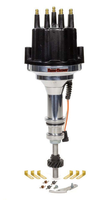 Billet Distributor BBF 351C-460 Black Male Cap, by PERTRONIX IGNITION, Man. Part # D332710