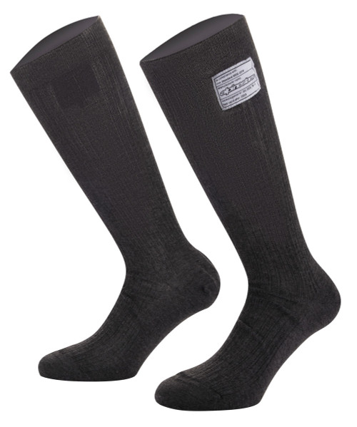 Socks Race V4 Black Small, by ALPINESTARS USA, Man. Part # 4704021-10-S