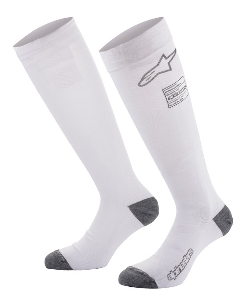 Socks ZX Evo V3 White Small, by ALPINESTARS USA, Man. Part # 4704321-20-S