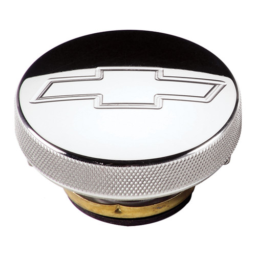 Radiator Cap 7lb Chevy Bowtie Polished, by BILLET SPECIALTIES, Man. Part # 76320