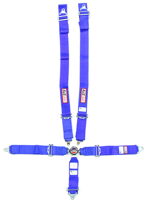 5pt Harness System Q/R Blue Ind Wrap 3in Sub, by RJS SAFETY, Man. Part # 1034903