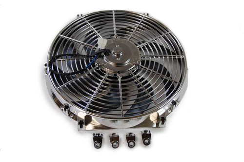 14in Electric Fan Curved Blades, by RACING POWER CO-PACKAGED, Man. Part # R1205