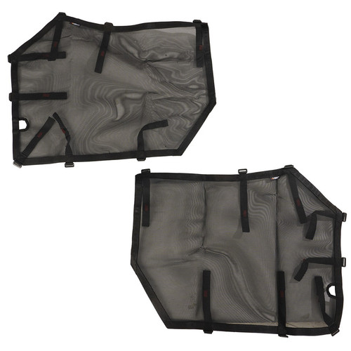 Fortis Door Covers Front 18-   Jeep Wrangler JL, by RUGGED RIDGE, Man. Part # 13579.53