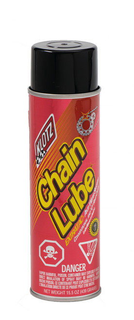 Chain Lube 15.5 Ounces , by KLOTZ SYNTHETIC LUBRICANTS, Man. Part # KLOKL-605