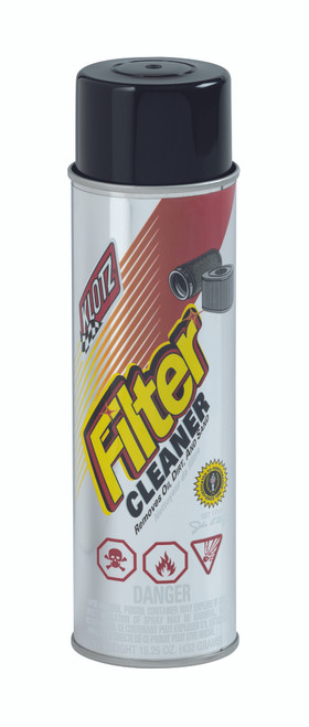 Filter Cleaner 15.25 Ounces, by KLOTZ SYNTHETIC LUBRICANTS, Man. Part # KLOKL-608