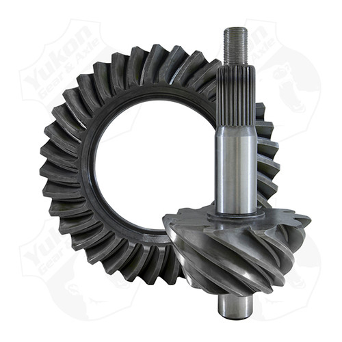 5.13 Ring & Pinion Gear Set Ford 9in, by YUKON GEAR AND AXLE, Man. Part # YG F9-513