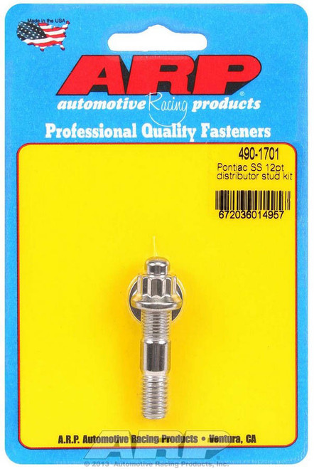 Pontiac 12pt Distributor Stud Kit Stainless Steel, by ARP, Man. Part # 490-1701